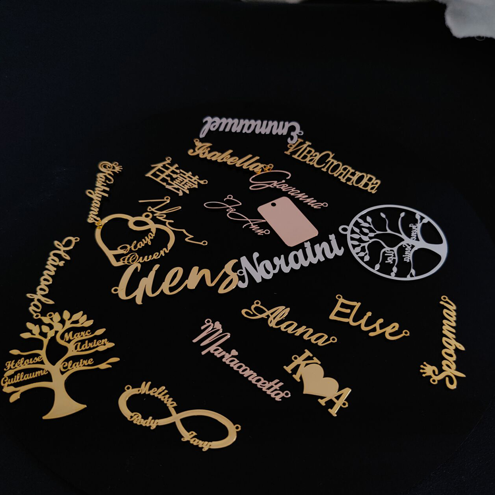 Personalized Name Pendant Lett - Embroidery Writing review and price