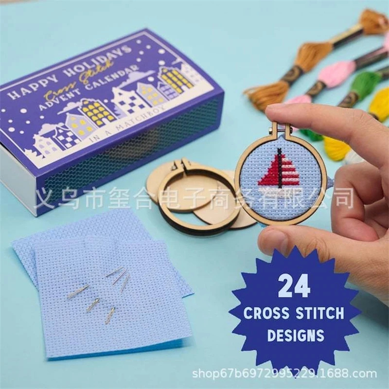 24 Days Countdown Cross Stitch - Embroidery Floss review and price