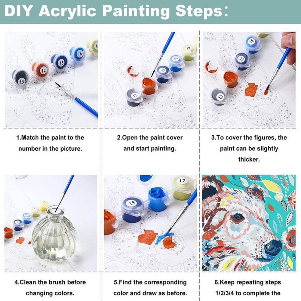 DIY Paint by Numbers Kit for A - Embroidery Translate review and price