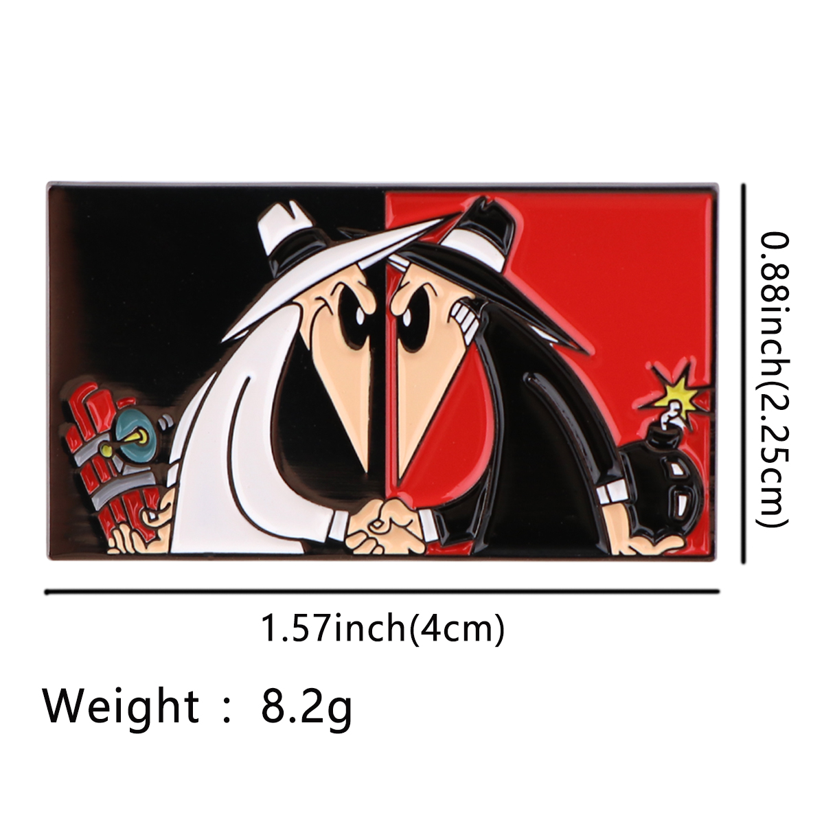 Game Spy-vs-Spy Badge on Backp - Embroidery Illustration review and price