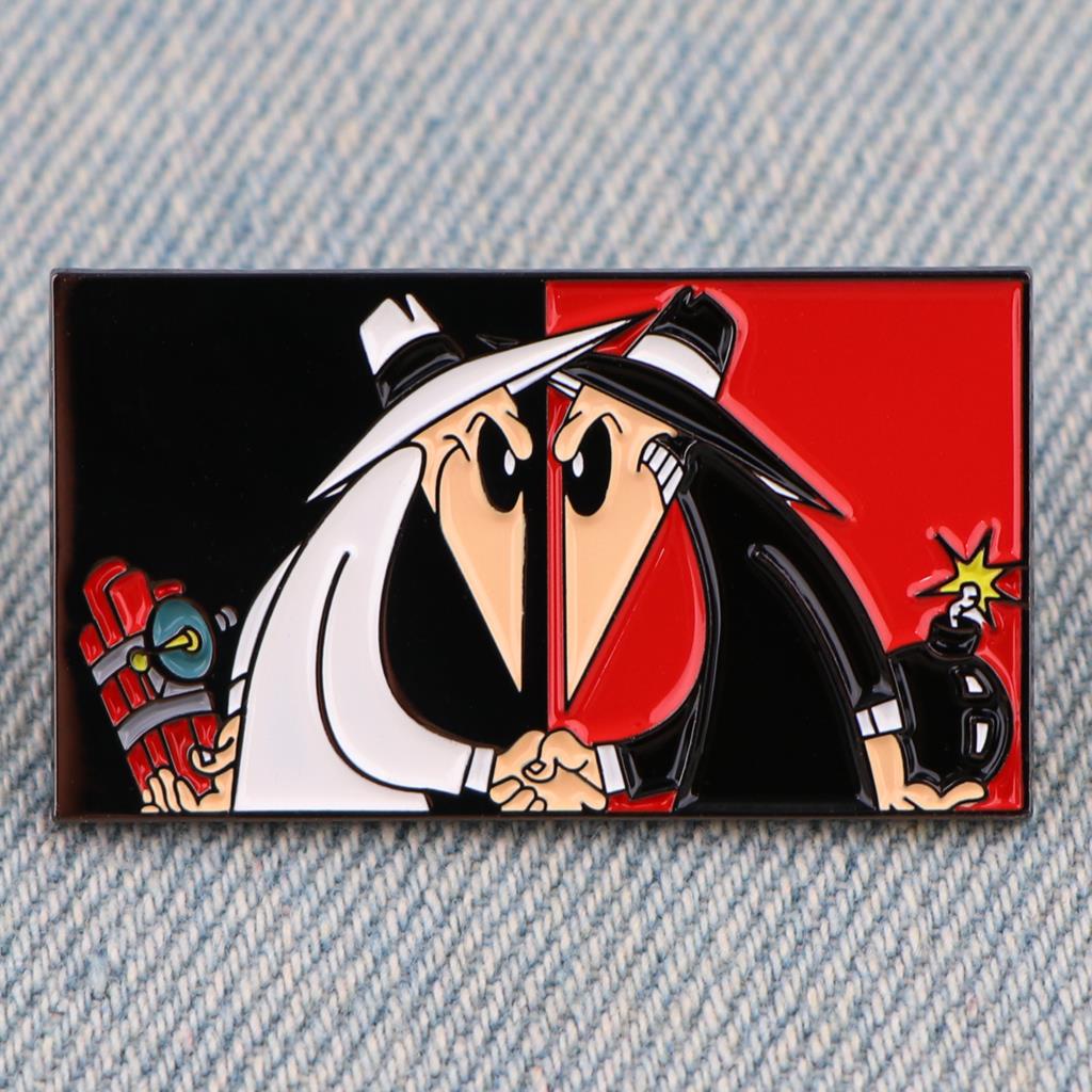 Game Spy-vs-Spy Badge on Backp - Embroidery Illustration review and price